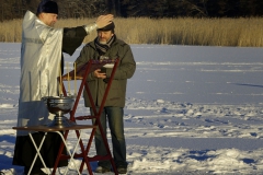 Великое Водосвятие на льду 2014.